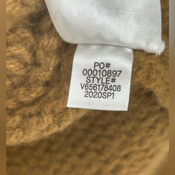 Vince Women's Off Gauge 100% Cashmere Brown Boat Neck Sweater In Women's Medium - Picture 6 of 13